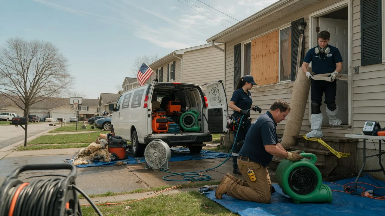 Water Damage Restoration in Spencerville, OH near me